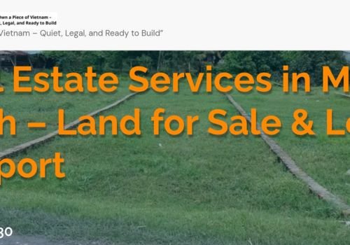 Hình ảnh giới thiệu dịch vụ bất động sản lô đất số 430 Mỹ Hạnh dành cho khách nước ngoài trên My Hanh Land